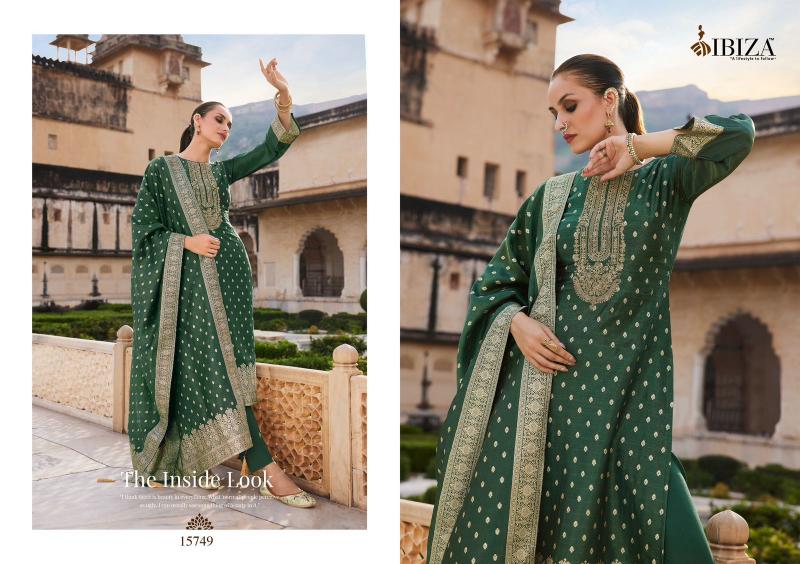 Ibiza Tyohaar Ka Angan Pure Banglory Silk Jacquard Salwar Kameez Wholesale Catalog