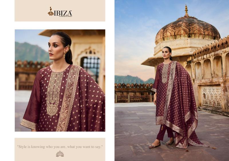 Ibiza Tyohaar Ka Angan Pure Banglory Silk Jacquard Salwar Kameez Wholesale Catalog