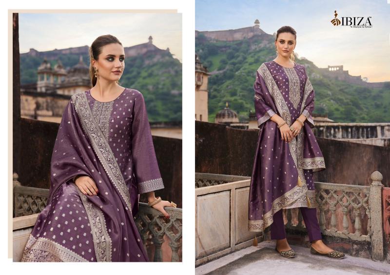 Ibiza Tyohaar Ka Angan Pure Banglory Silk Jacquard Salwar Kameez Wholesale Catalog