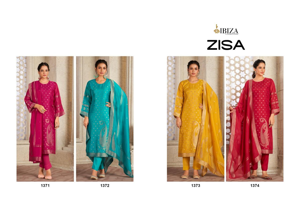 Ibiza Zisa Pure Banglory Silk Jacquard Salwar Kameez Wholesale Catalog