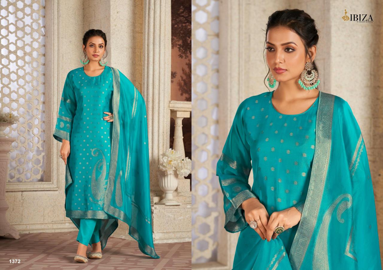 Ibiza Zisa Pure Banglory Silk Jacquard Salwar Kameez Wholesale Catalog