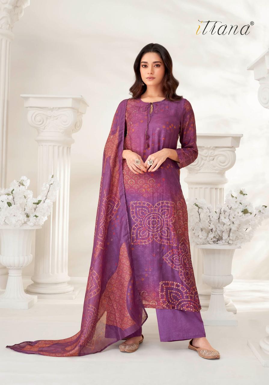 Itrana Prachi Muslin Silk Digital Printed Salwar Kameez Wholesale Catalog