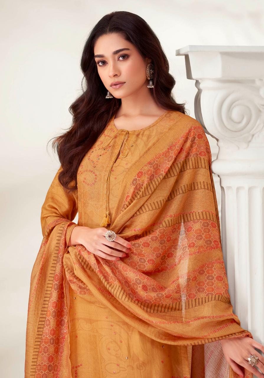 Itrana Prachi Muslin Silk Digital Printed Salwar Kameez Wholesale Catalog