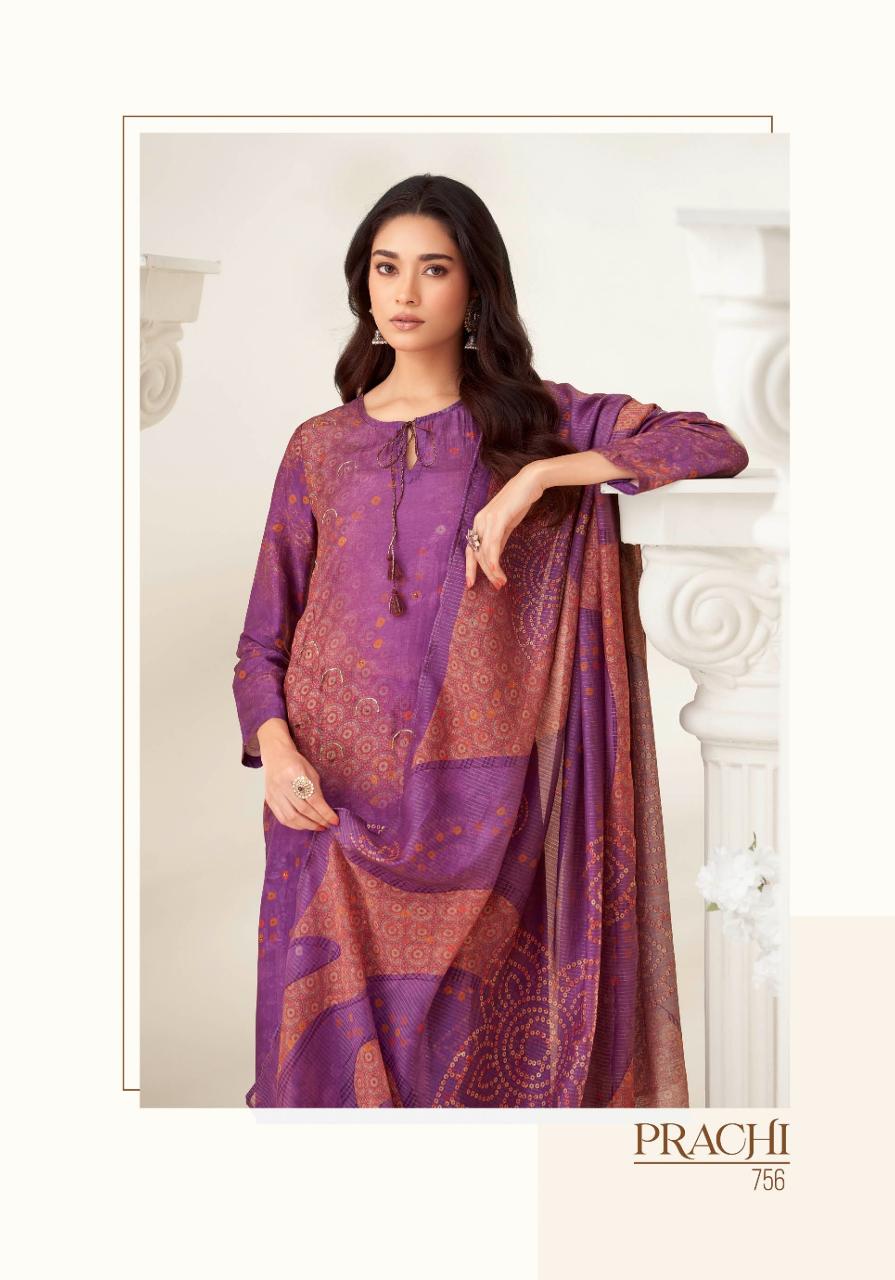 Itrana Prachi Muslin Silk Digital Printed Salwar Kameez Wholesale Catalog