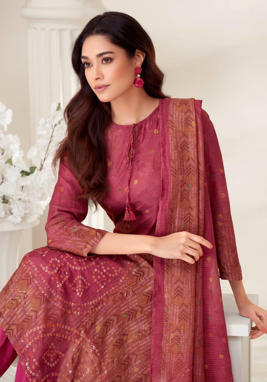Itrana Prachi Muslin Silk Digital Printed Salwar Kameez Wholesale Catalog