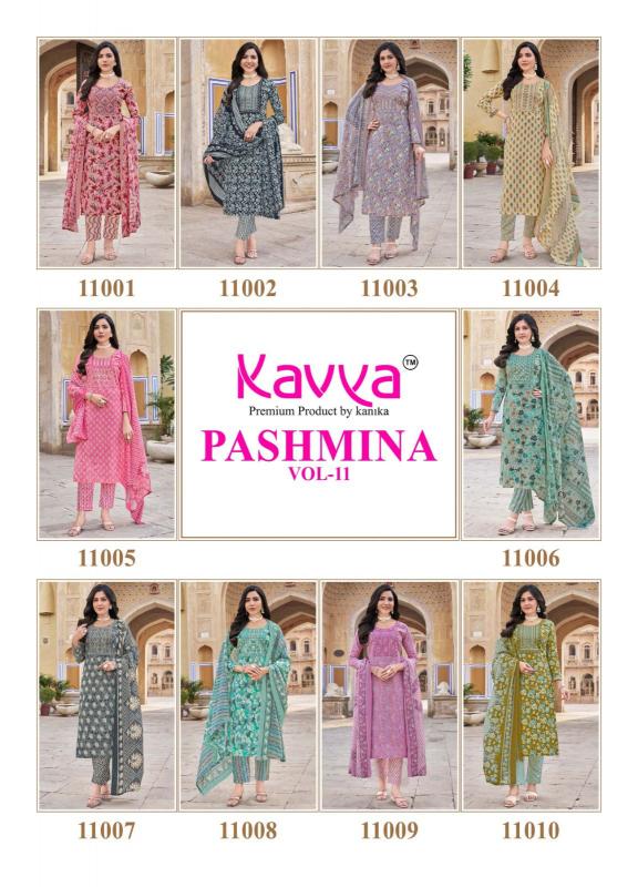 Kavya Pashmina Vol 11 w kurtis online sale india