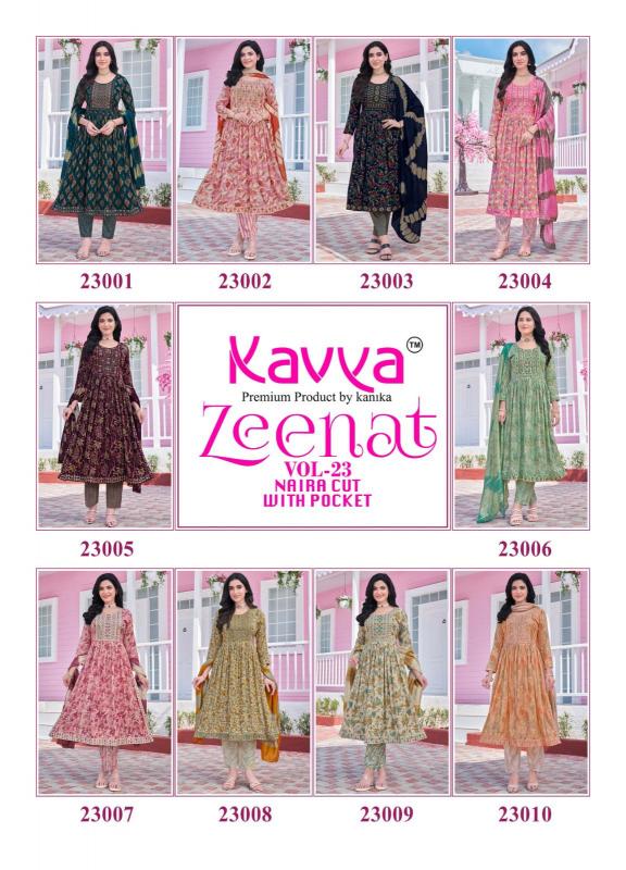 Kavya Zeenat Vol 23 top 5 kurtis brands in india