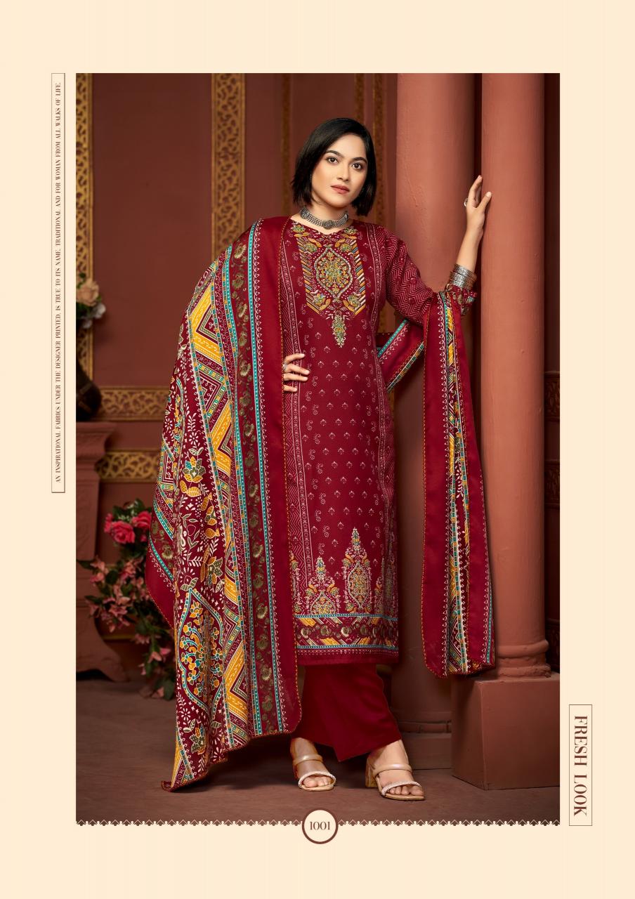 KavyaKala Cherry Woollen Pashmina wholesale online shopping dress material
