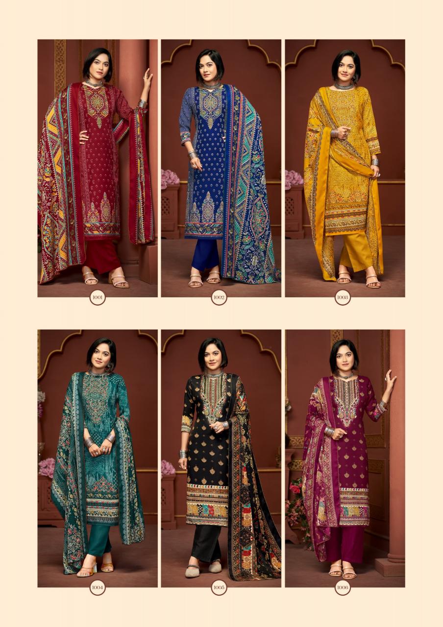 KavyaKala Cherry Woollen Pashmina wholesale online shopping dress material