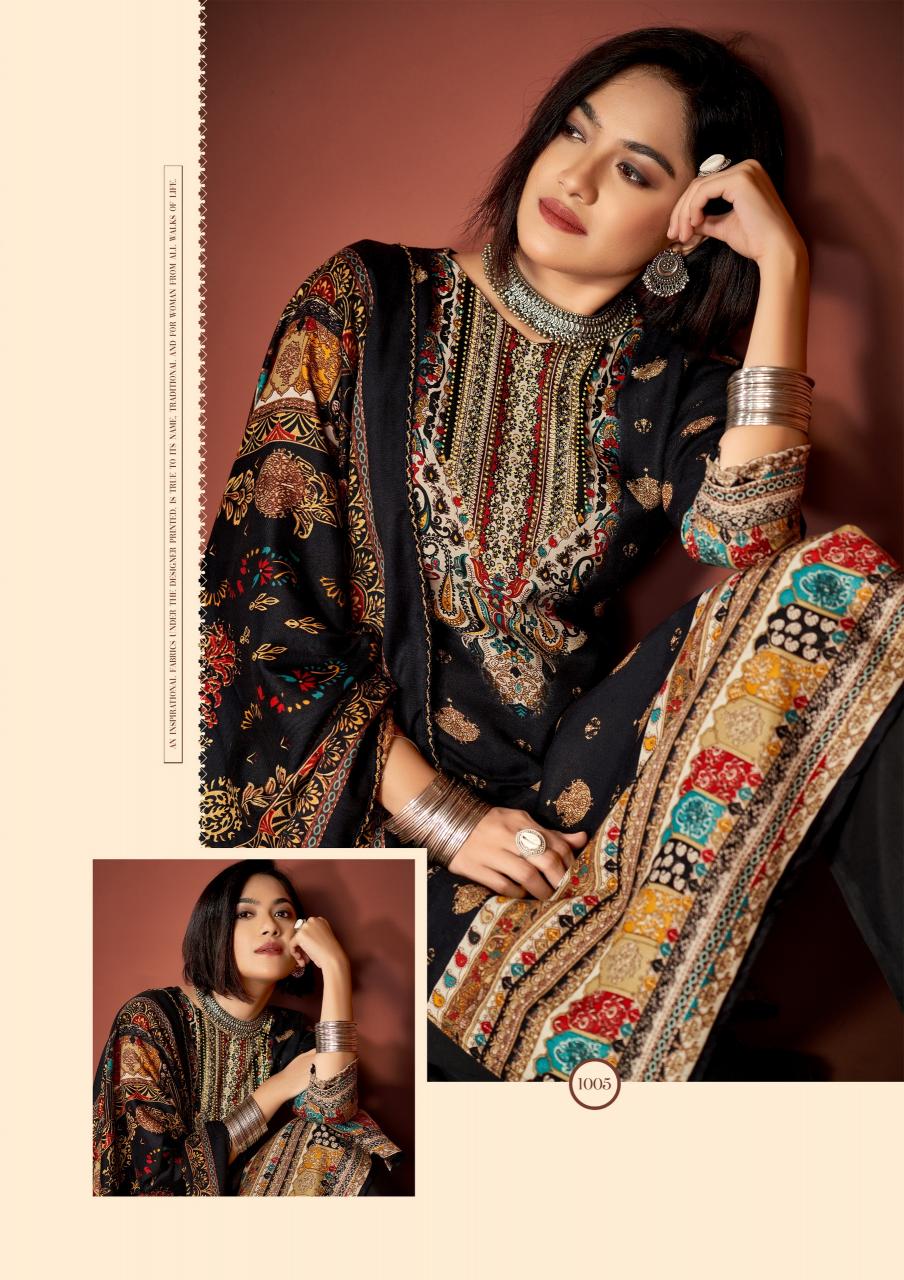 KavyaKala Cherry Woollen Pashmina wholesale online shopping dress material