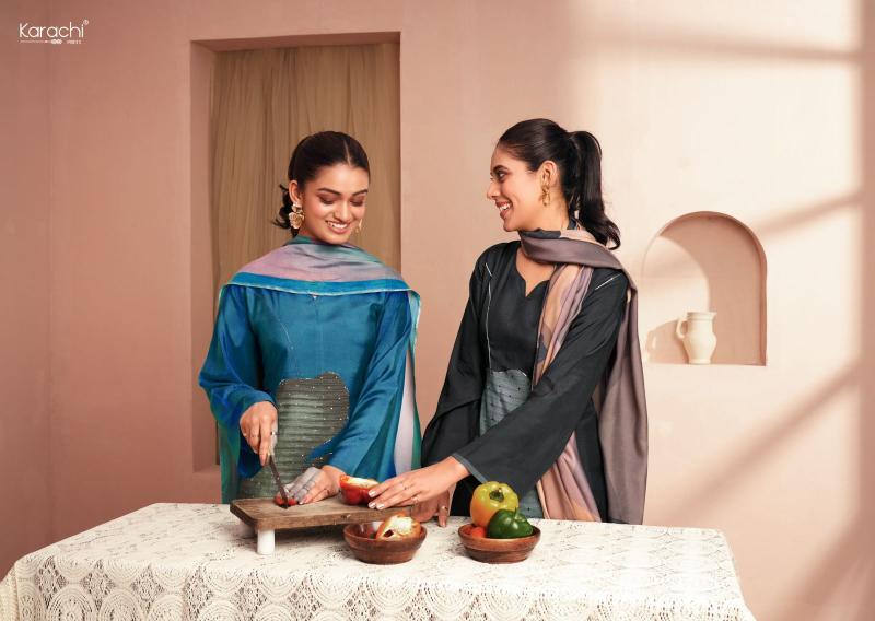 Kesar Karachi Blossom Pure Muslin Digital Printed Salwar Suits wholesale catalog