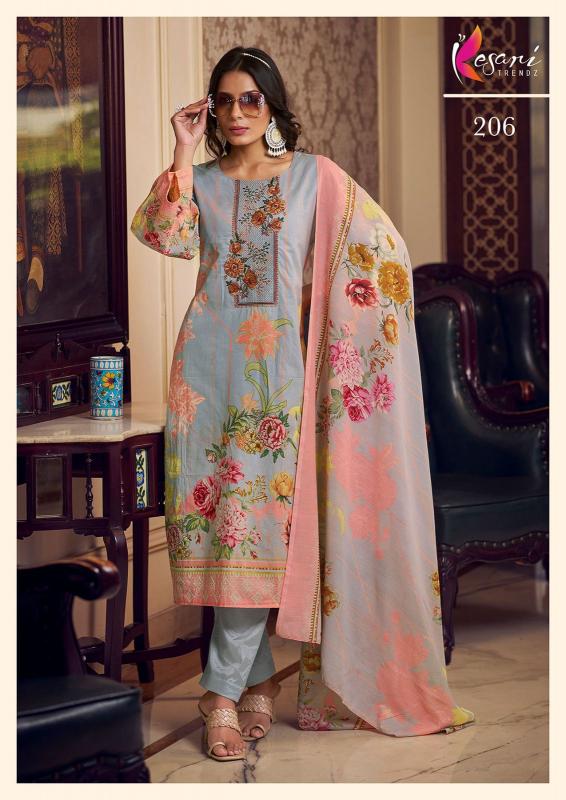 Kesari Liyana Emboridery Salwar Kameez Wholesale Catalog