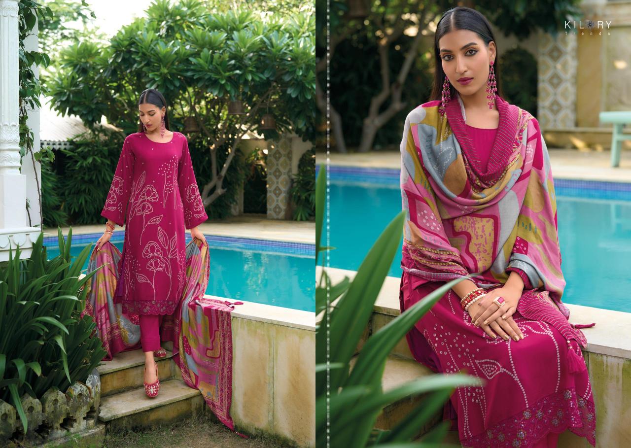 Kilory Lashkara Pure Viscose Pashmina Digital Printed Salwar Kameez Wholesale Catalog