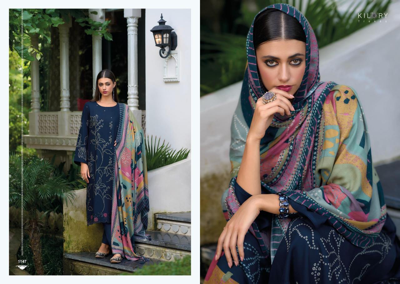 Kilory Lashkara Pure Viscose Pashmina Digital Printed Salwar Kameez Wholesale Catalog