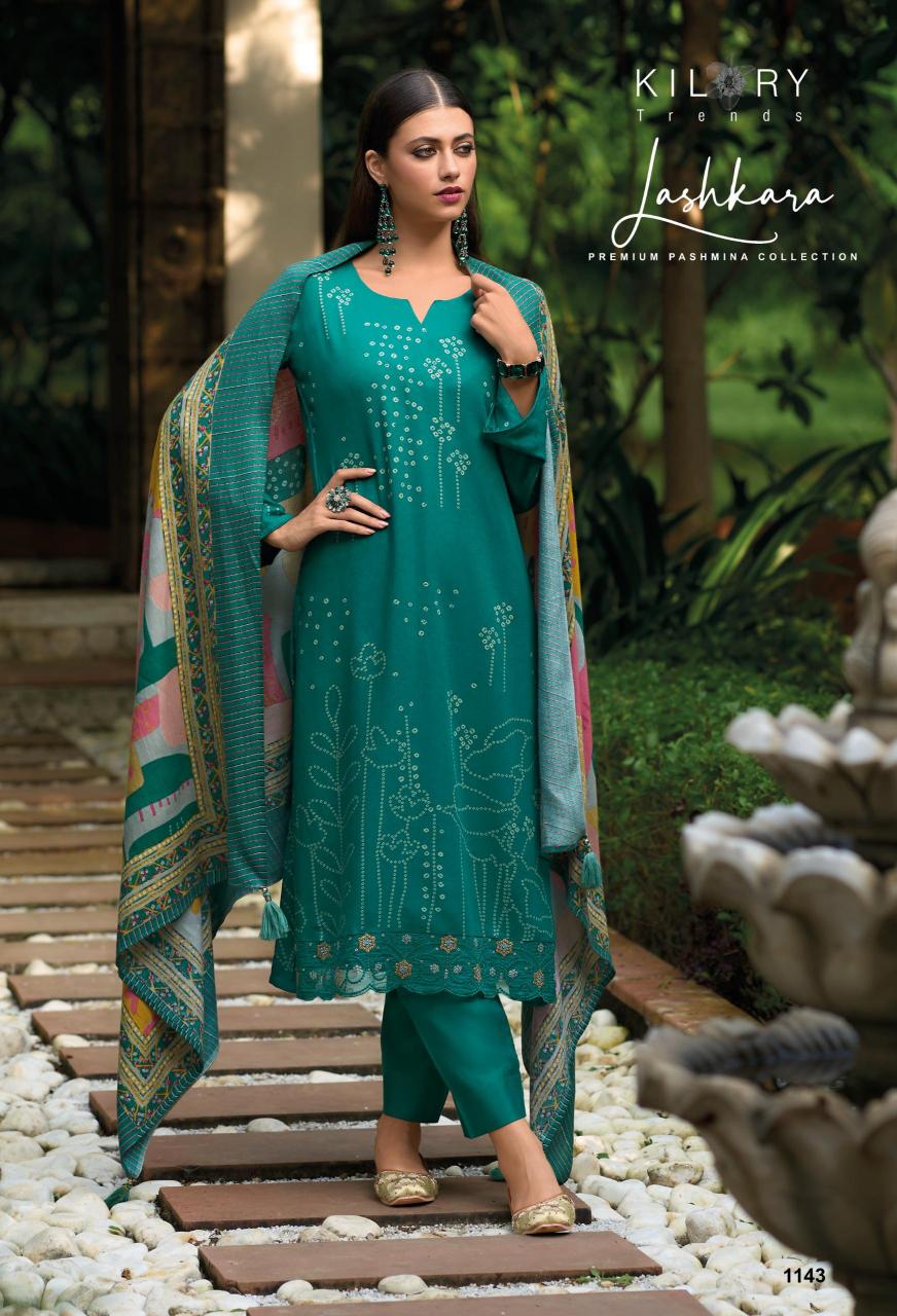 Kilory Lashkara Pure Viscose Pashmina Digital Printed Salwar Kameez Wholesale Catalog