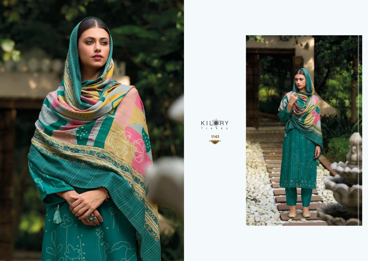 Kilory Lashkara Pure Viscose Pashmina Digital Printed Salwar Kameez Wholesale Catalog