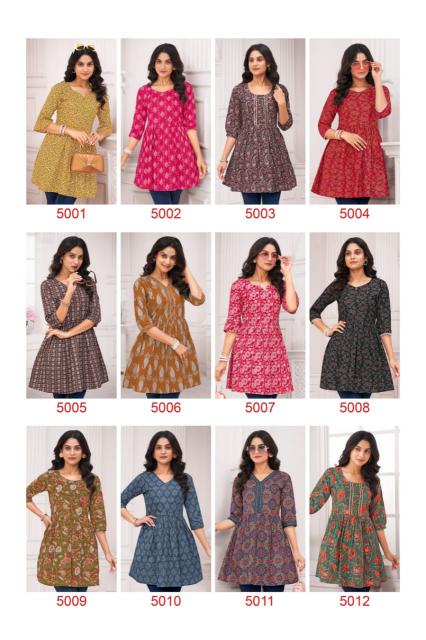 Laado Zara Vol-5 – Short Tops - Wholesale Catalog
