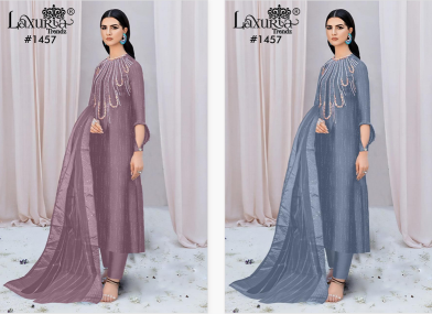 Laxuria Trendz 1457 Tunic Ready Made Pakistani Suits Wholesale Catalog