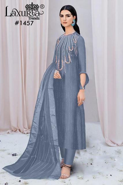 Laxuria Trendz 1457 Tunic Ready Made Pakistani Suits Wholesale Catalog