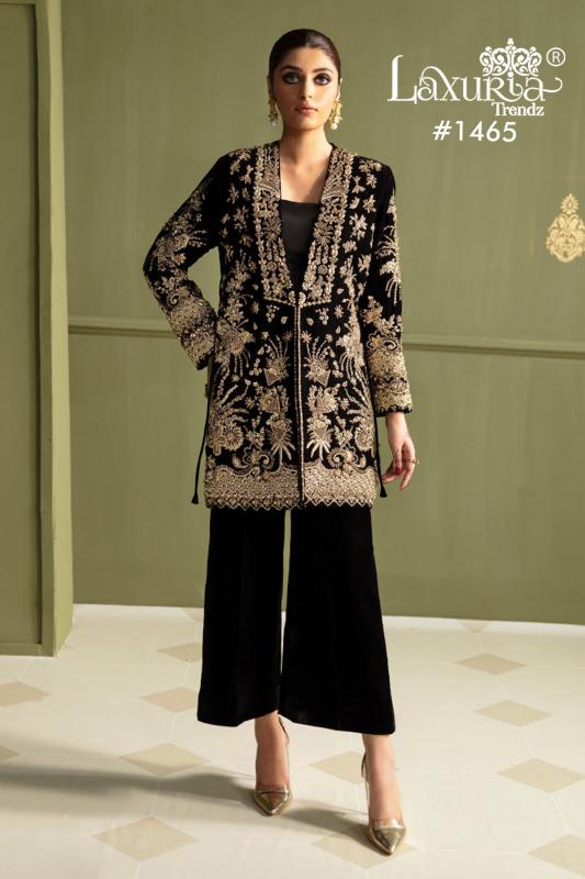 Laxuria Trendz 1465 Tunic Velvet Ready Made Salwar Suits Wholesale Catalog