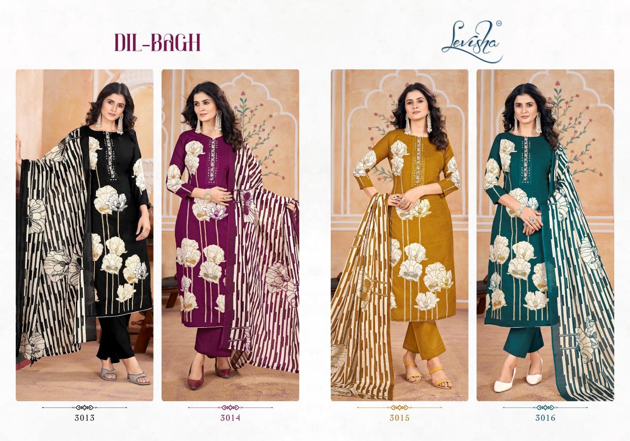 Levisha Dil Bagh pure camric cotton designer print Salwar Kameez Wholesale Catalog
