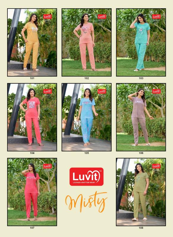 Luvit Misty Night Suits Wholesale catalog
