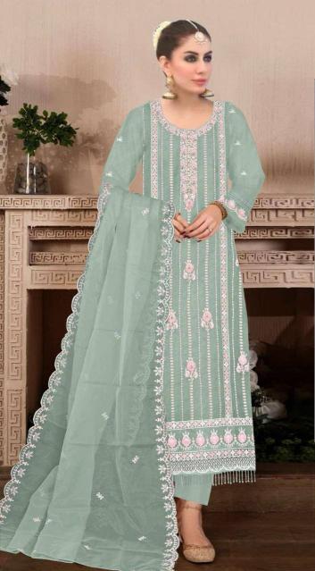 Mah E Rooh 4127 Organza Salwar Kameez Wholesale Catalog