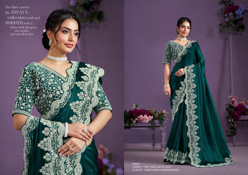 Mahotsav Mohmanthan 24800 Series Advaya latest saree fashion india