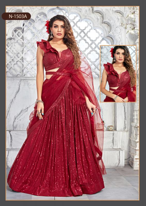Mahotsav NIMAYA N1500 SERIES BELIZA lehenga choli catalogue wholesale