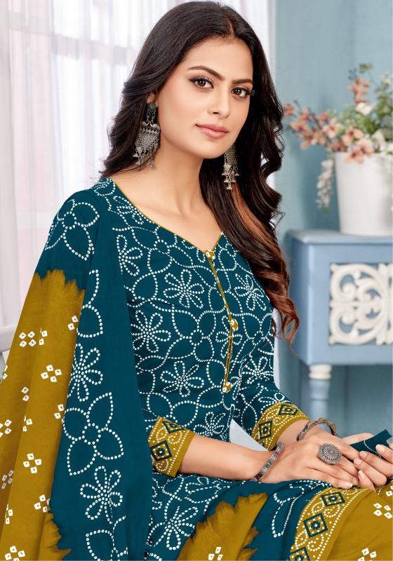 Miss World Bandhani Vol-12 – Dress Material - Wholesale Catalog