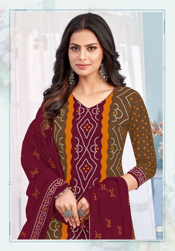 Miss World Bandhani Vol-12 – Dress Material - Wholesale Catalog