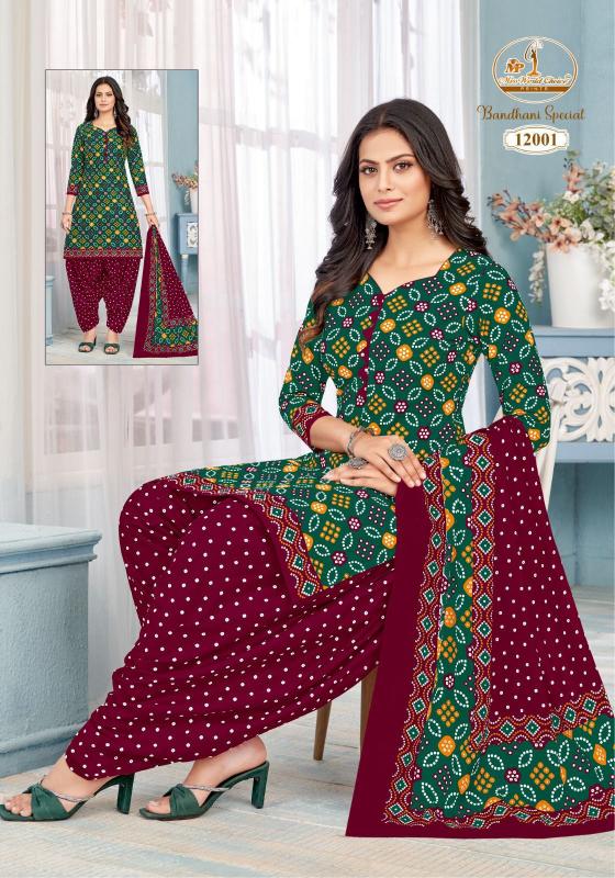 Miss World Bandhani Vol-12 – Dress Material - Wholesale Catalog