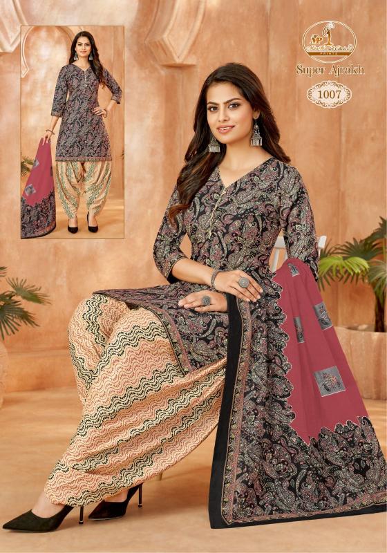 Miss World Super Ajrakh Vol-01 – Dress Material - Wholesale Catalog