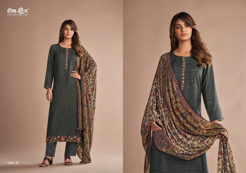 OMTEX JOYANZA Pashmina Digital Printed Salwar Kameez Wholesale Catalog