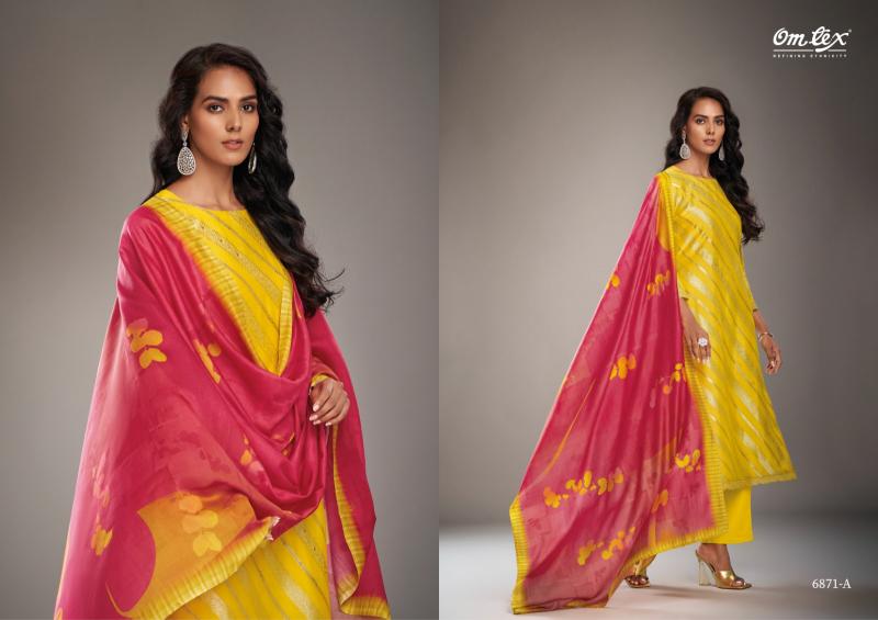 Omtex Nikisha Vol 2 Silk Jacquard Salwar Kameez Wholesale Catalog 