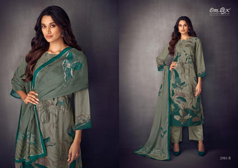 Omtex Vaari Vol 7 Pure Pashmina Digital Print Salwar Kameez Wholesale Catalog 