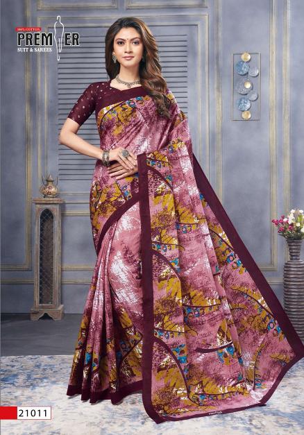 Premier Saravani Vol-21 – Cotton Sarees - Wholesale Catalog