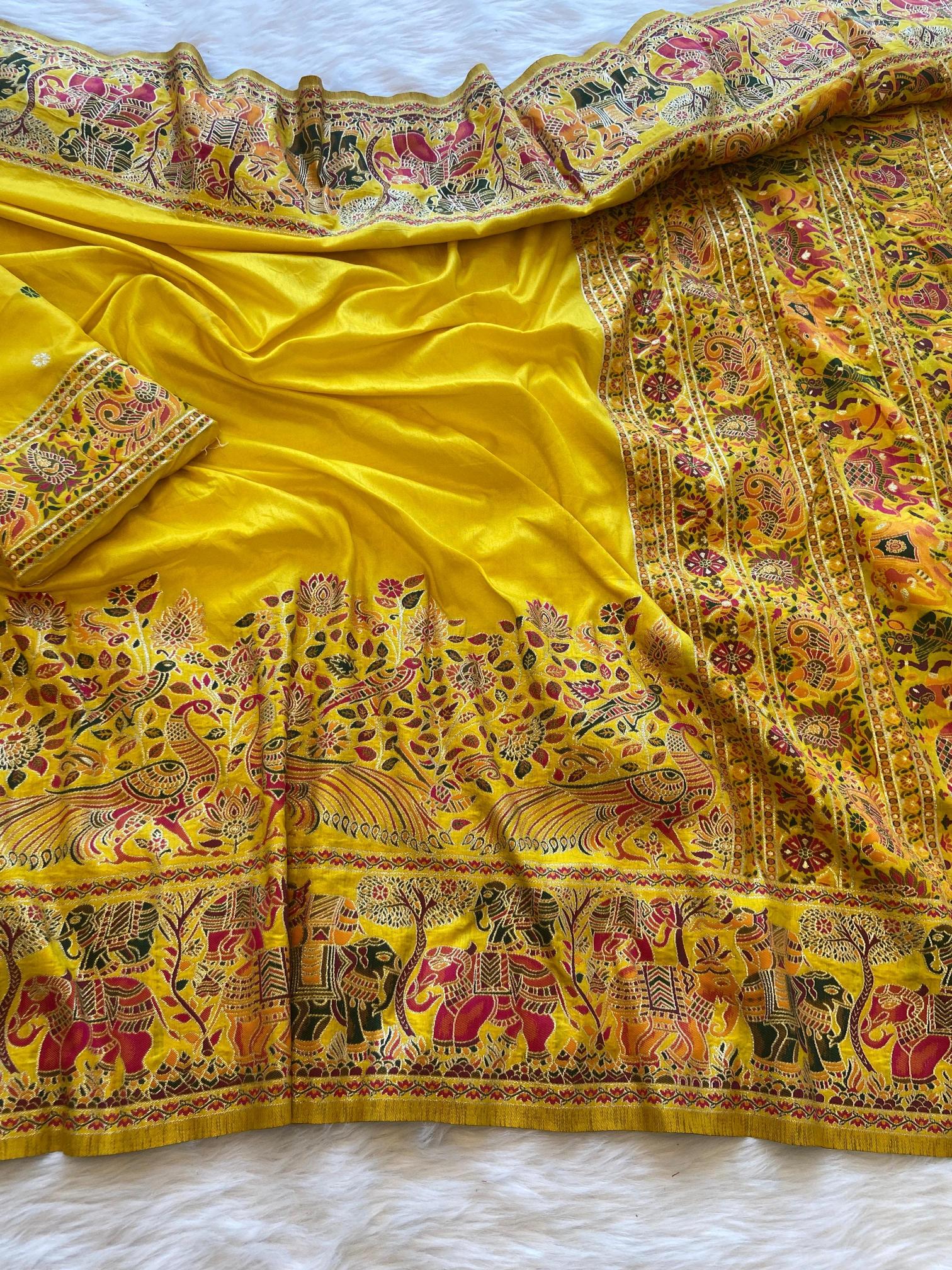 Sabella Pure n Soft Rajwadi Pashmina Silk saree online india