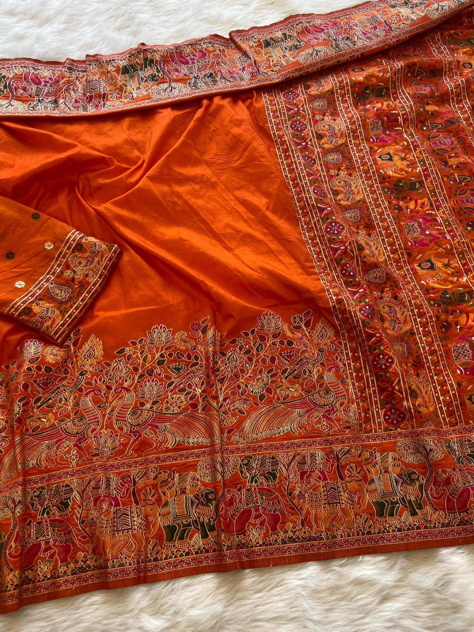 Sabella Pure n Soft Rajwadi Pashmina Silk saree online india