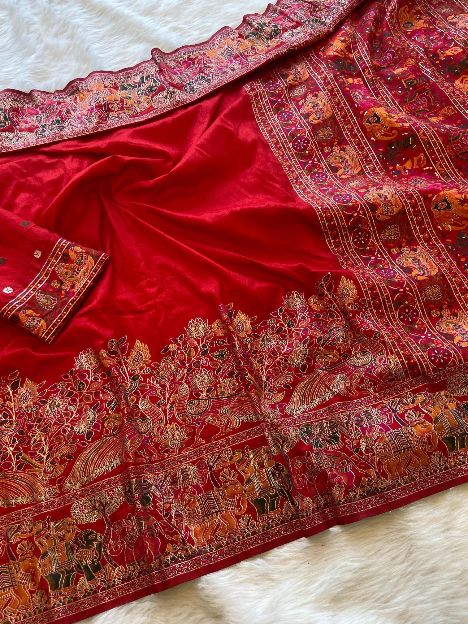 Sabella Pure n Soft Rajwadi Pashmina Silk saree online india