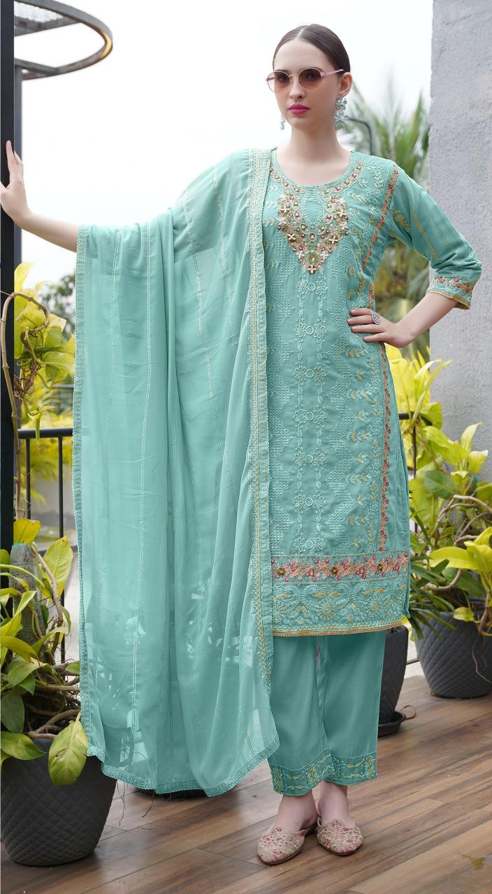 Ramsha R 1226 Nx Ready Made Pakistani Suits Wholesale Catalog