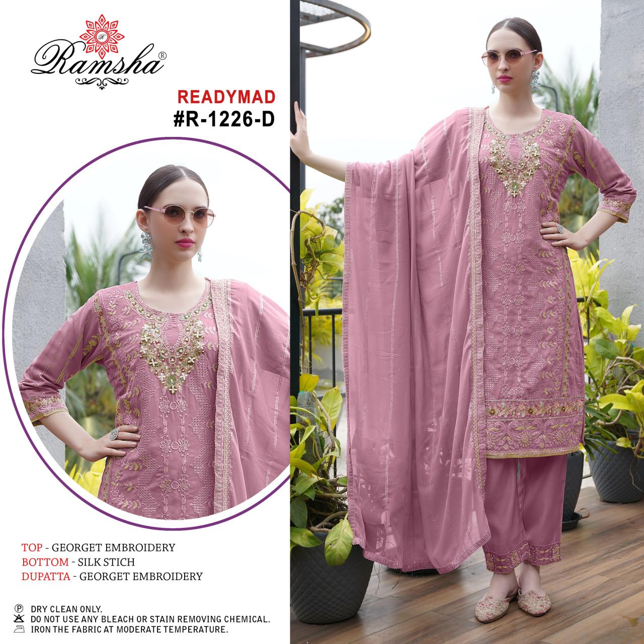 Ramsha R 1226 Nx Ready Made Pakistani Suits Wholesale Catalog