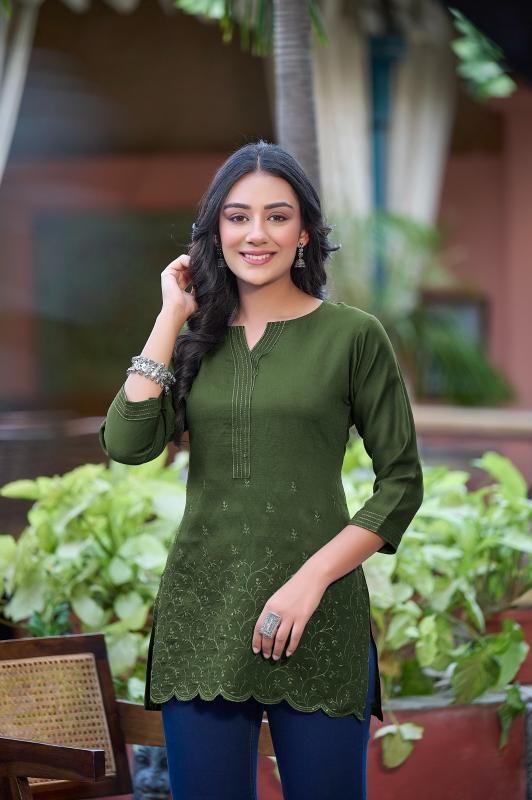 Rangmaya Money Vol 2 burning short kurtis for womens india