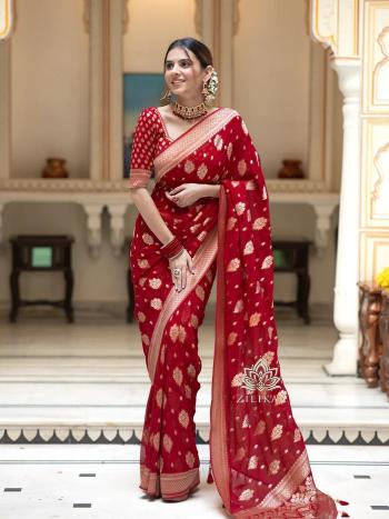 Sabella Banarasi 4099 ombre yellow saree online india