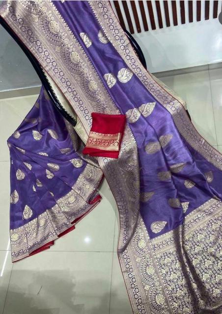 Sabella beautiful gold zari weaving on soft Vol 2 buy banarasi silk saree online india