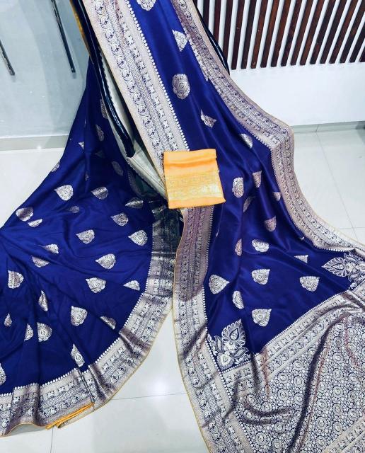 Sabella beautiful gold zari weaving on soft Vol 2 buy banarasi silk saree online india