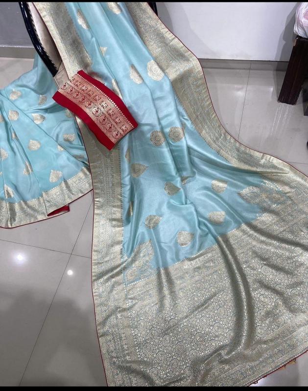 Sabella beautiful gold zari weaving on soft Vol 2 buy banarasi silk saree online india