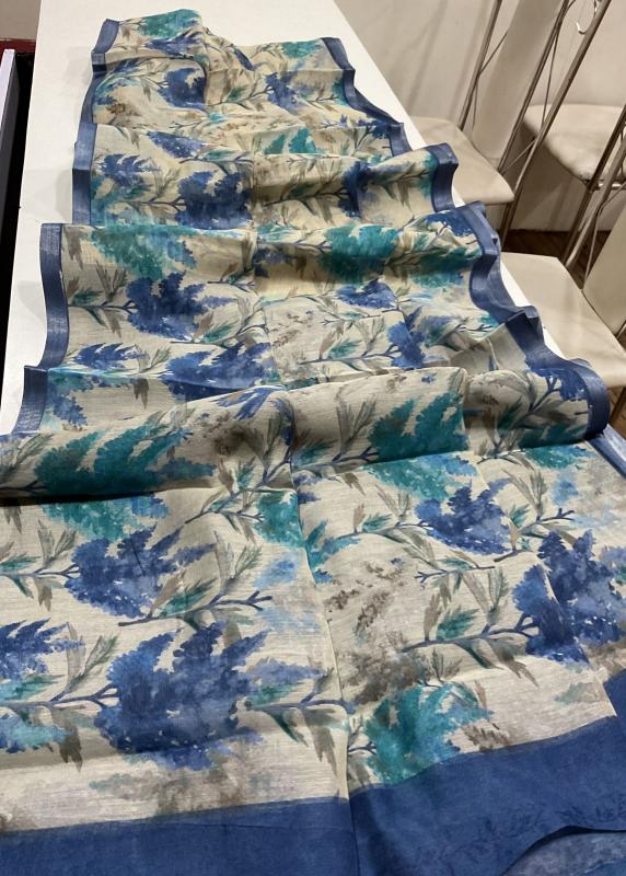 Sabella Handloom Linen Saree online india
