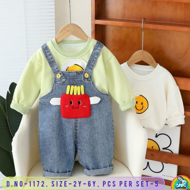 Sabella Little Baby 1172 Denim Dungaree Kids Wear Wholesale Catalog