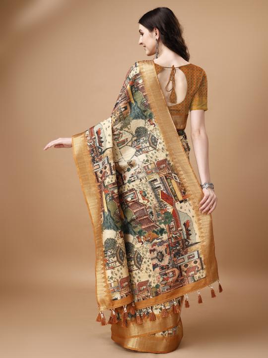 Sabella Mughal Tussar 01 types of sarees in india pdf